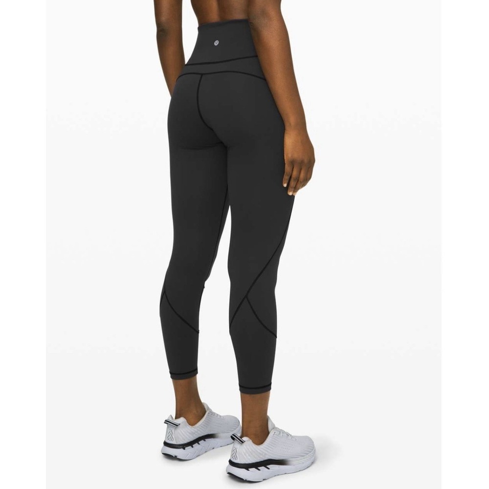 Lululemon In‎ Movement Tight 25" *Everlux Black Women's Sz 4 - Picture 1 of 11
